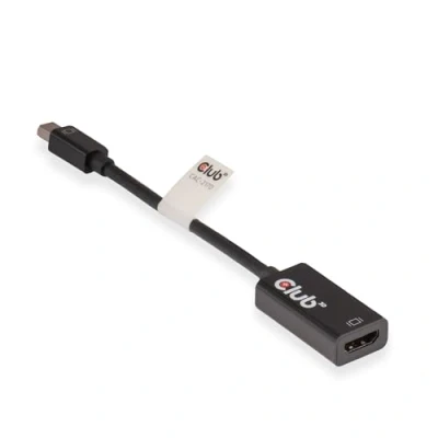 Afbeelding van club3D CAC 2170 Mini DisplayPort Adapter [1x stekker 1x HDMI bus] Zwart