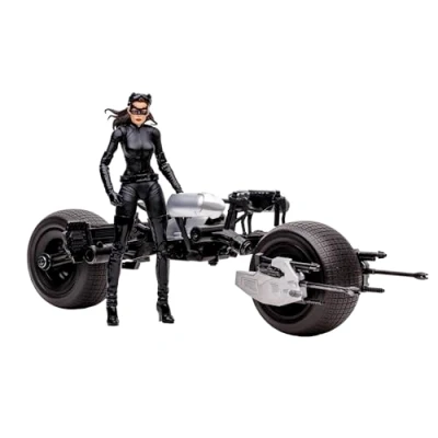 Afbeelding van DC Multiverse Vehicle Batpod with Catwoman (The Dark Knight Rises) 36cm lang