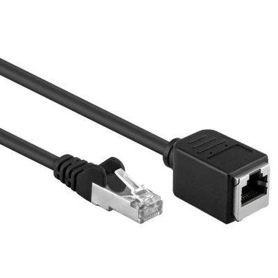 Afbeelding van 1 m F/UTP Cat 5e verlengkabel