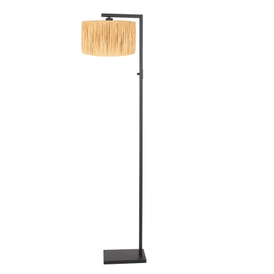 Afbeelding van Steinhauer vloerlamp Stang zwart metaal 3706ZW