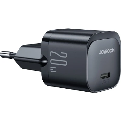 Afbeelding van Joyroom 20W mini oplader USB C poort Zwart