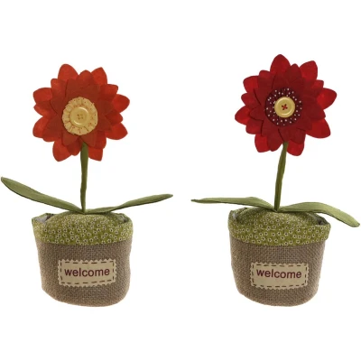 Afbeelding van Deurhouder Home ESPRIT Polyester Jute 14 x 33 cm (2 Stuks)