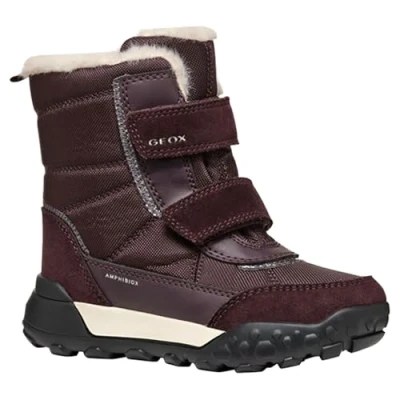 Afbeelding van Geox Trekkyup GIRL Snowboots voor kinderen, Maat: 35, Dark burgundy Leer en textiel