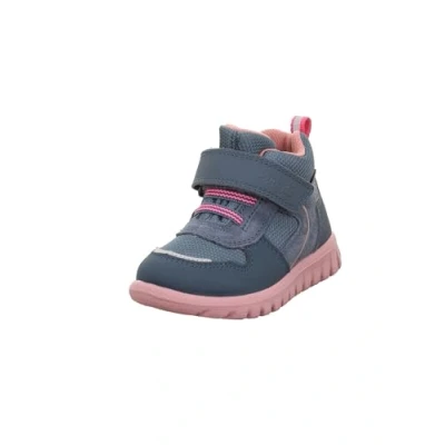 Afbeelding van Superfit SPORT7 Mini Gore Tex sneakers, blauw/roze 8020, 32 EU breed, Blauw roze Weit