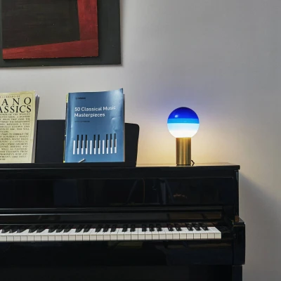 Afbeelding van Marset Dipping Light tafellamp LED blauw