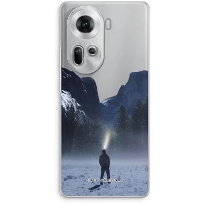 Afbeelding van Case Company® hoesje geschikt voor Oppo Reno 11 Wanderlust Soft Cover Telefoonhoesje Bescherming aan alle Kanten en Schermrand