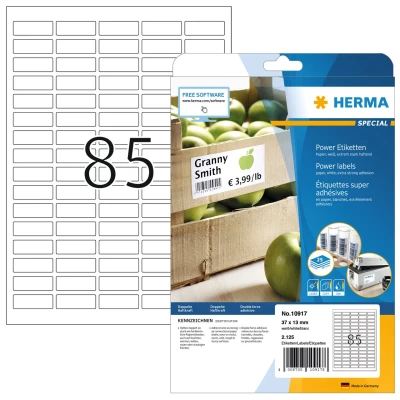 Afbeelding van HERMA 10917 printeretiket Wit Zelfklevend printerlabel