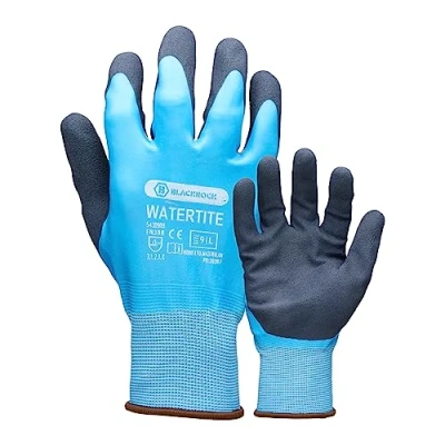 Afbeelding van Blackrock Watertite volledig waterdichte werkhandschoenen met zandige latex palmcoating voor uitstekende natte en droge grip maat 8/medium