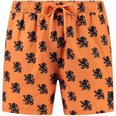 Afbeelding van Son of a Beach Oranje Leeuw Jongens Zwembroek maat 74 80