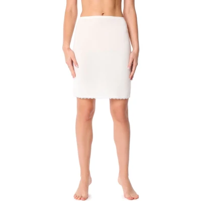 Afbeelding van Bellivalini BLV BLV50 257 UW Dames Onderrok kort elastisch licht Viscose Ecru S