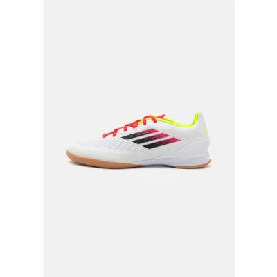 Afbeelding van adidas Uniseks Volwassen F50 LEAGUE Football boots Indoor, Cloud White/Core Black/Solar Yellow, 40 EU