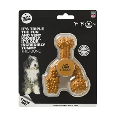 Afbeelding van TastyBone Small Trio Bone lamb Hond Kauwspeelgoed Vegan Kluif Nylabone