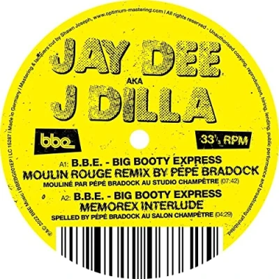 Afbeelding van J Dilla B.B.E. Big Booty Express (Single)
