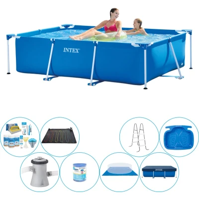 Afbeelding van Intex Frame Pool Rechthoekig 220x150x60 cm Zwembad Super Deal