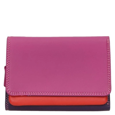 Afbeelding van Mywalit Trifold Purse Wallet Portemonnee Sangria Multi
