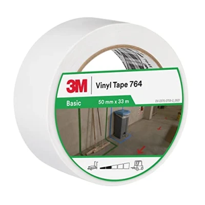 Afbeelding van 3M PVC plakband 764i, wit, 50 mm x 33 m, wit