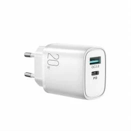 Afbeelding van Baseus compacte USB C en QC 3.0 oplader 20W