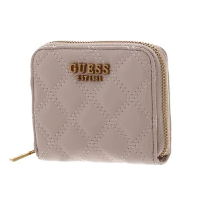 Afbeelding van GUESS Giully SLG Small Zip Around Wallet Light Beige