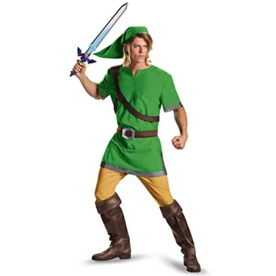 Afbeelding van Volwassenen Legend Of Zelda Classic Link kostuum XXL, Koppeling, XXL