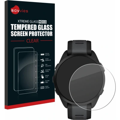 Afbeelding van Savvies Glas Screenprotector voor Garmin Forerunner 165 Gehard Beschermglas 9H