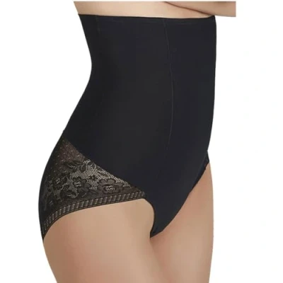 Afbeelding van Corrigerende slip hoge taille met kant Ysabel Mora zwart XL