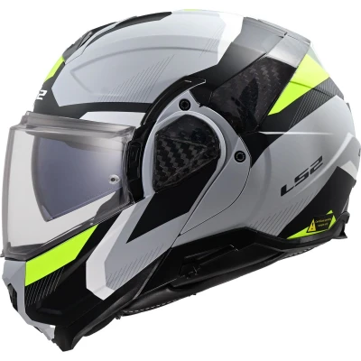 Afbeelding van LS2 FF910 Advant II Triple Helm, grijs geel, afmeting XS voor man