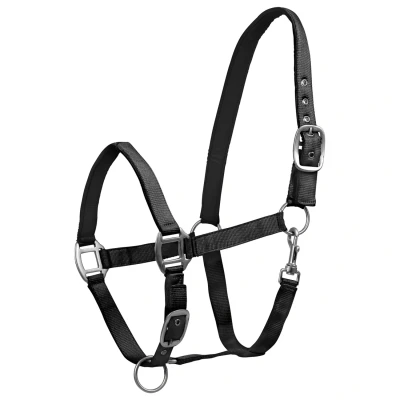 Afbeelding van Waldhausen Halster Luxe Zwart Paardenhalster Cob