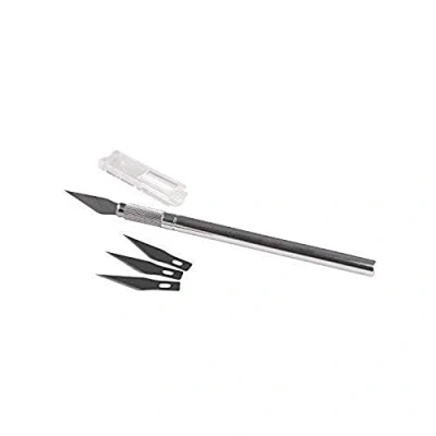 Afbeelding van Rayher HOBBY 8957700 Precisie knutselmes, 1 stuk + 3 reservemesjes, scalpel, knutselmes