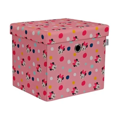 Afbeelding van Disney Minnie Mouse Houten Opbergbox Zitpoef