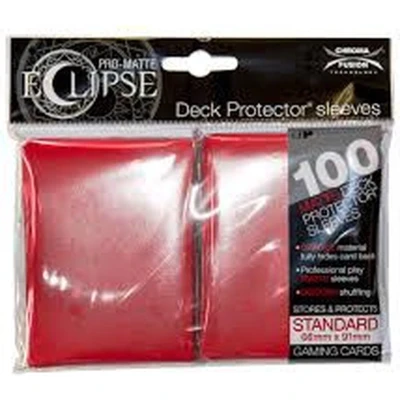 Afbeelding van Ultra PRO Eclipse Matte Sleeves: Standaard Apple Red (66x91mm) 100 stuks