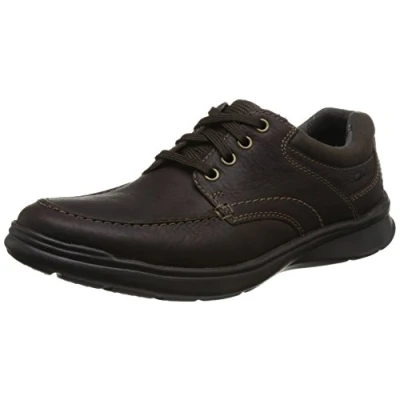 Afbeelding van Clarks Cotrell Edge heren Derbys, Bruin Olie, 44.5 EU Breed