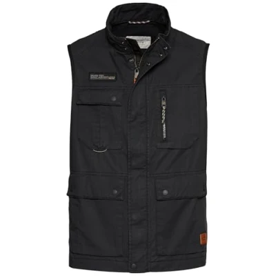 Afbeelding van camel active MIT Stehkragn Bodywarmer, Heren, Maat: 50, Dark navy