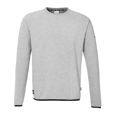 Afbeelding van Uhlsport Id Sweatshirt Kinderen Donkergrijs Gemeleerd / Zwart Maat: 140