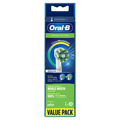 Afbeelding van 6x Oral B Opzetborstels CrossAction 4 stuks