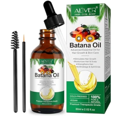 Afbeelding van Batana Oil voor haargroei, 60 ml biologisch gezond haar, haargroeiolie, 100% natuurlijk, bevordert de gezonde geschikt zowel mannen als vrouwen