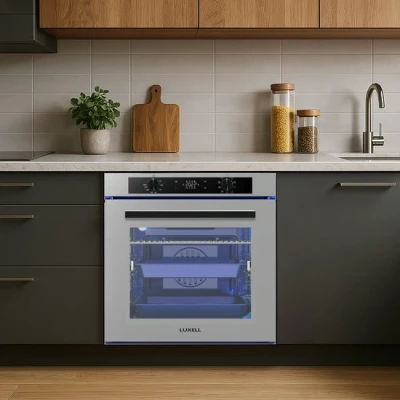 Afbeelding van Luxell A68 SGF3 Inbouw Oven Digitale Grijs Heteluchtoven 88 Lt