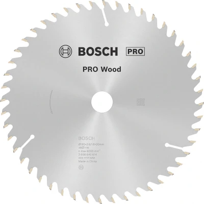 Afbeelding van Bosch 2608640614 houten Optiline Cirkelzaagblad 48 ZILVER
