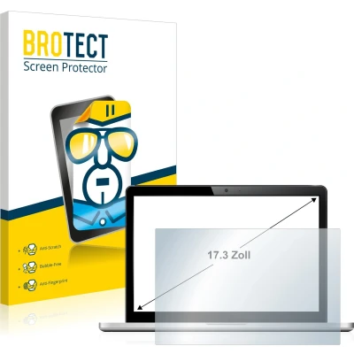 Afbeelding van BROTECT Schermbeschermer 17.3&quot; voor Laptops met 17.3 inch Display (43.9 cm) [383 mm x 215 mm, 16:9] Screen Protector Transparant