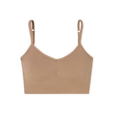 Afbeelding van Schiesser Bustier Removable Pads Top Beige polyamide Small Dames