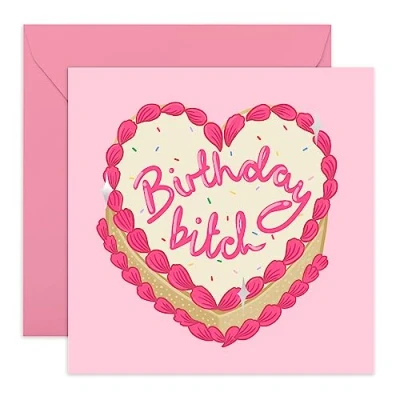 Afbeelding van Central 23 Grappige verjaardagskaart voor haar &#039;Birthday Bitch&#039; Happy Birthday volwassenen Meisjes Vrienden Wordt geleverd met schattige stickers