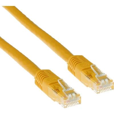Afbeelding van ACT IB8801 U/UTP CAT6 Patchkabel Geel 1 meter