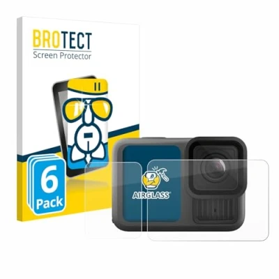 Afbeelding van BROTECT Glas Screen Protector voor GoPro Hero 13 Black (6 Stuks) Schermbeschermer [9H Hardheid, Beschermglas Folie niet Gehard Glas]