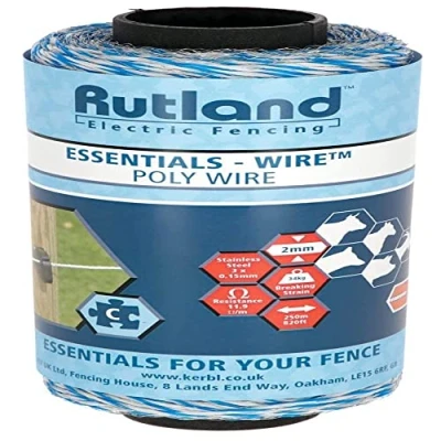 Afbeelding van Rutland Essentials Poly Wire (250m), Wit/Blauw