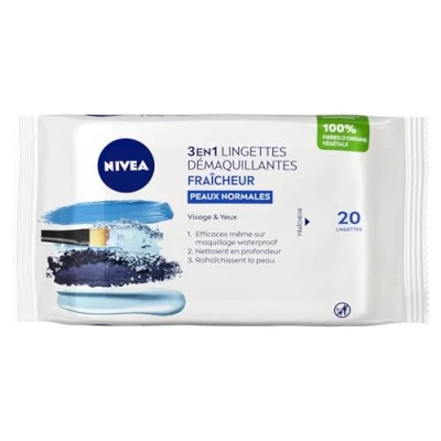 Afbeelding van Nivea 20 Reinigingsdoekjes 3in1 Normale huid