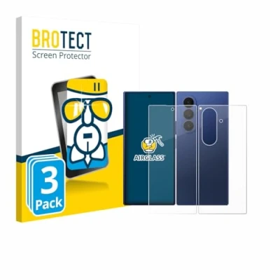 Afbeelding van BROTECT Screenprotector voor Samsung Galaxy Z Fold 7 (Voor+Achter) Folie Beschermfolie Beschermglas transparant (3 Stuks)