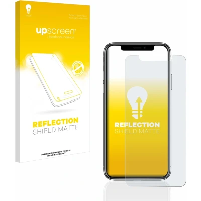 Afbeelding van upscreen Reflection Shield Matte Schermbeschermer (1 Stuk, Apple iPhone X), Smartphone beschermfolie, Grijs
