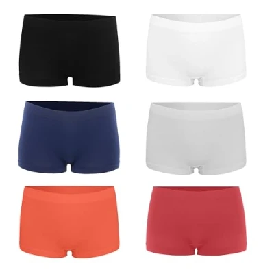Afbeelding van Libella Damesslip in lage taille (verpakking van 6) naadloze onderbroek microvezel 3908, Multi kleuren 5, S M