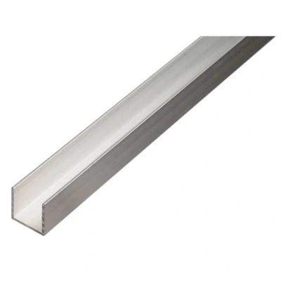 Afbeelding van Alberts 474409 U profiel aluminium, naturel 1000 x 20 10 mm