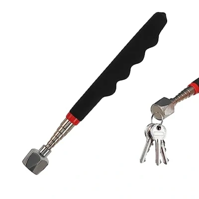 Afbeelding van telescopische magneetstaaf tot 7,2 kg, maximale lengte 80 cm, magneetlifter magnetische pick up tool, magneet