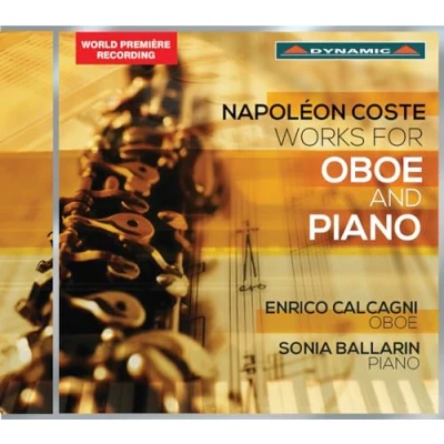 Afbeelding van Enrico Calcagni &amp; Sonia Ballarin Napoleon Coste Works For Oboe Piano (CD)